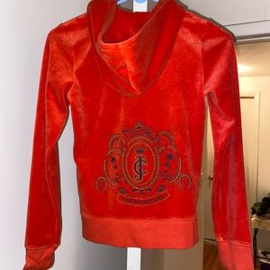 Preloved Juicy Couture zip up hoodie shirt